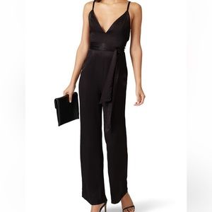 Black Satin jumpsuit - 6
